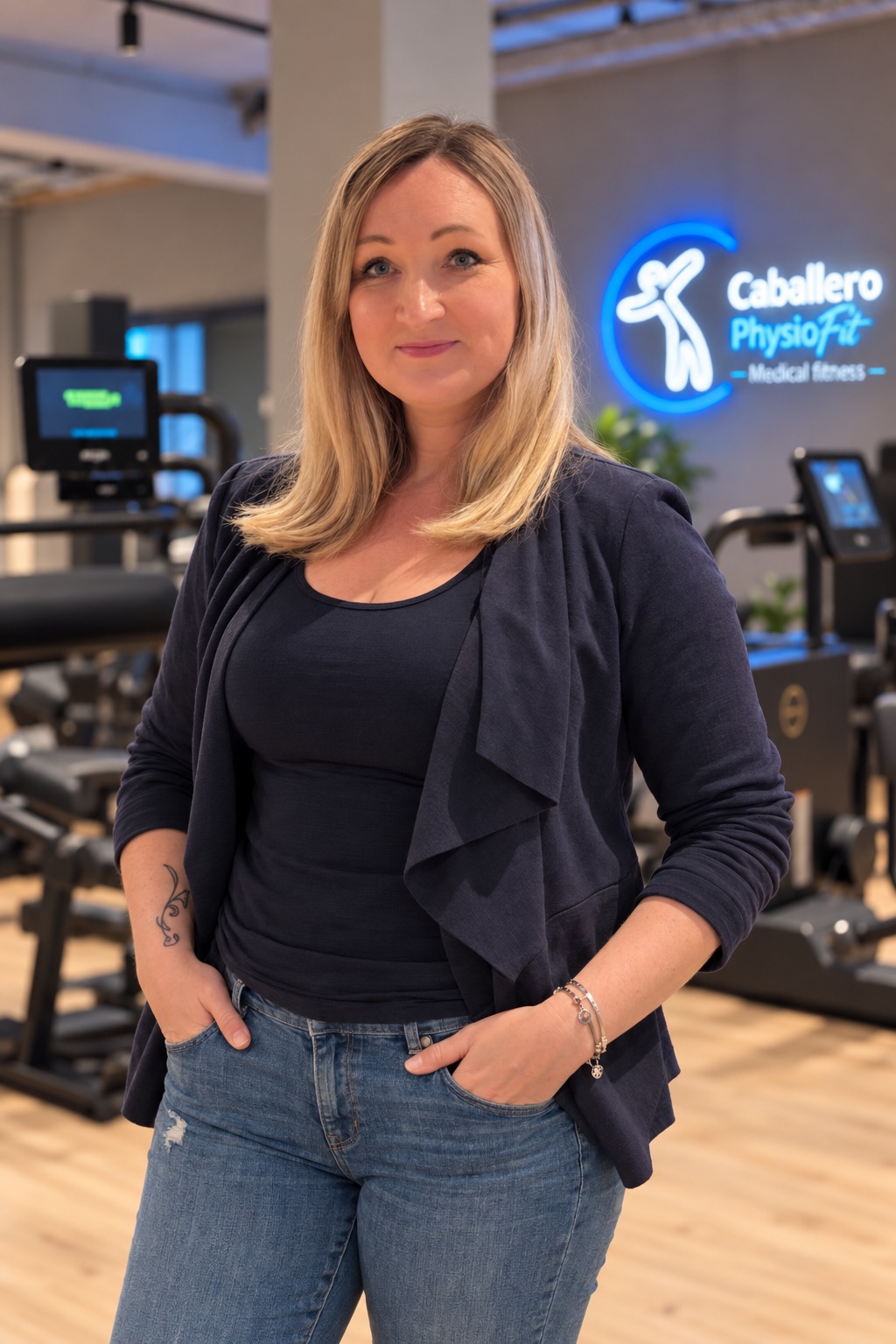 Vera im Medical Fitness Studio